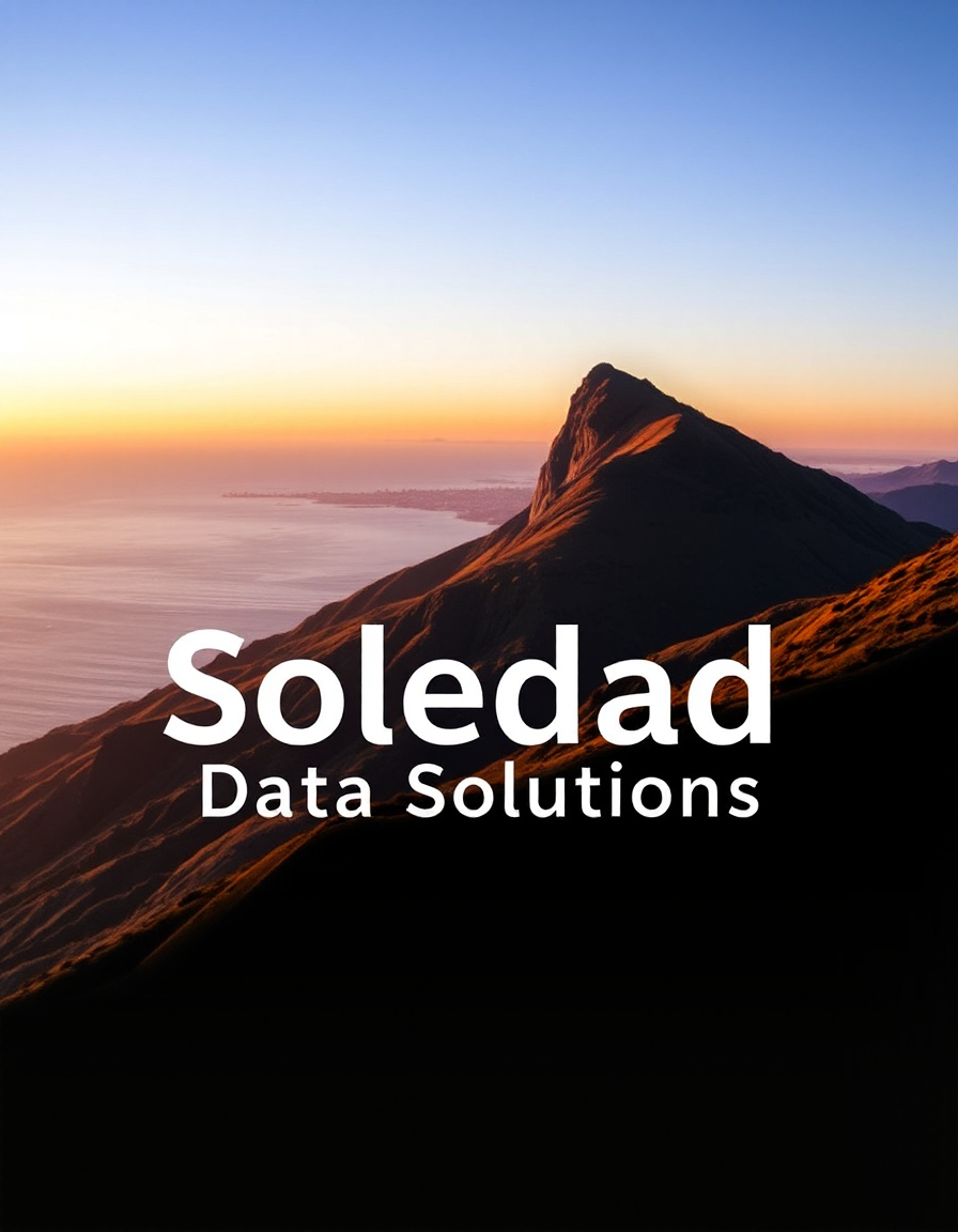 Mountain peak at sunset — moving mountains of data