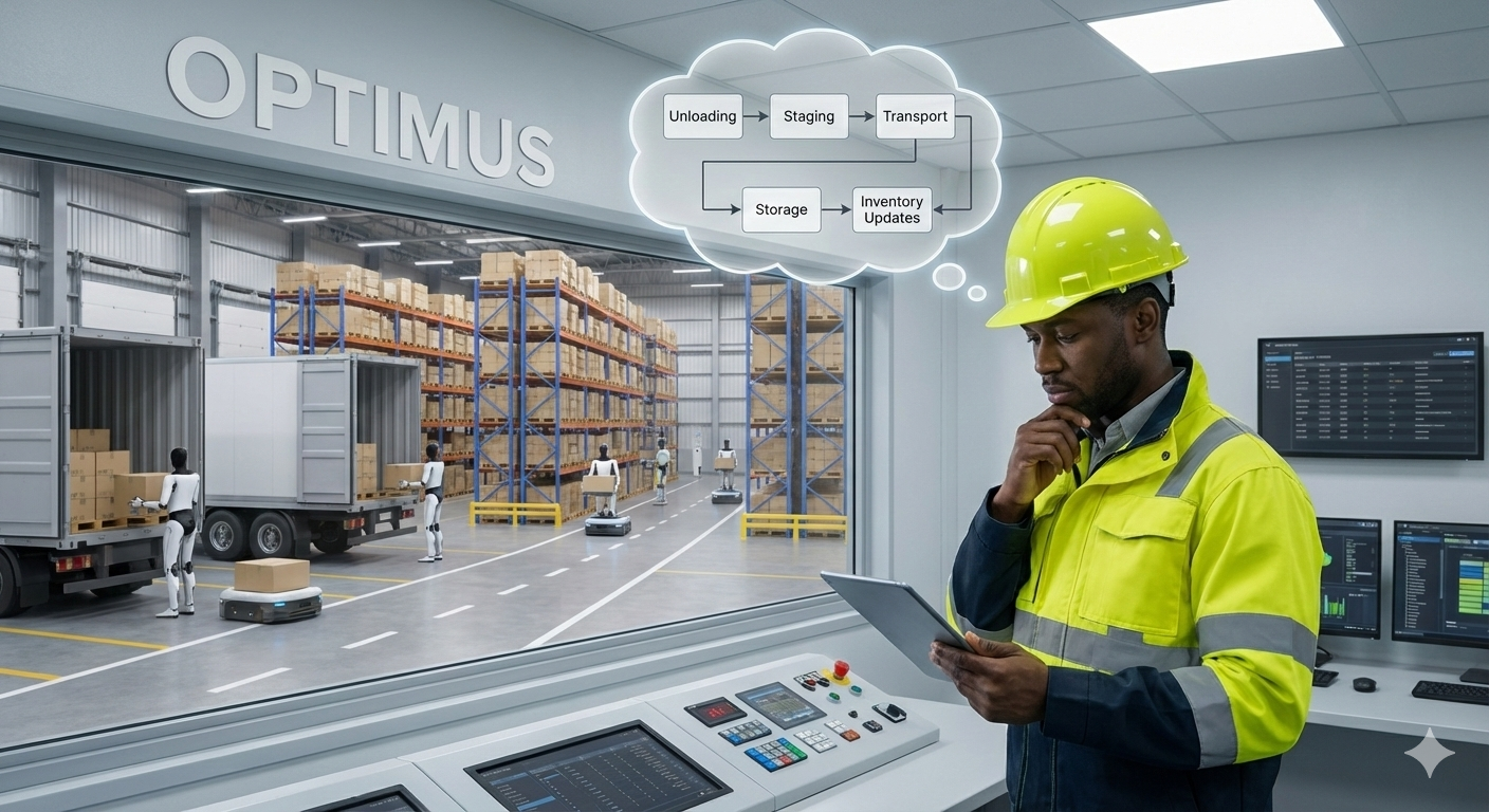 OPTIMUS warehouse automation — enterprise scale AI deployment